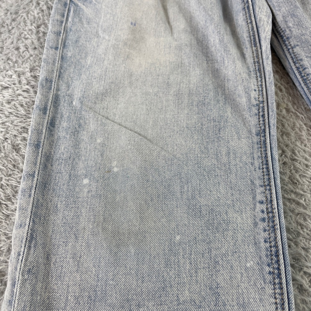 American Eagle Outfitters 90s Boyfriend Jeans Light Wash Distressed Size 8 - Picture 2 of 13